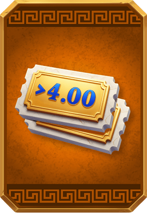 Place a multiple bet with min. odds 4