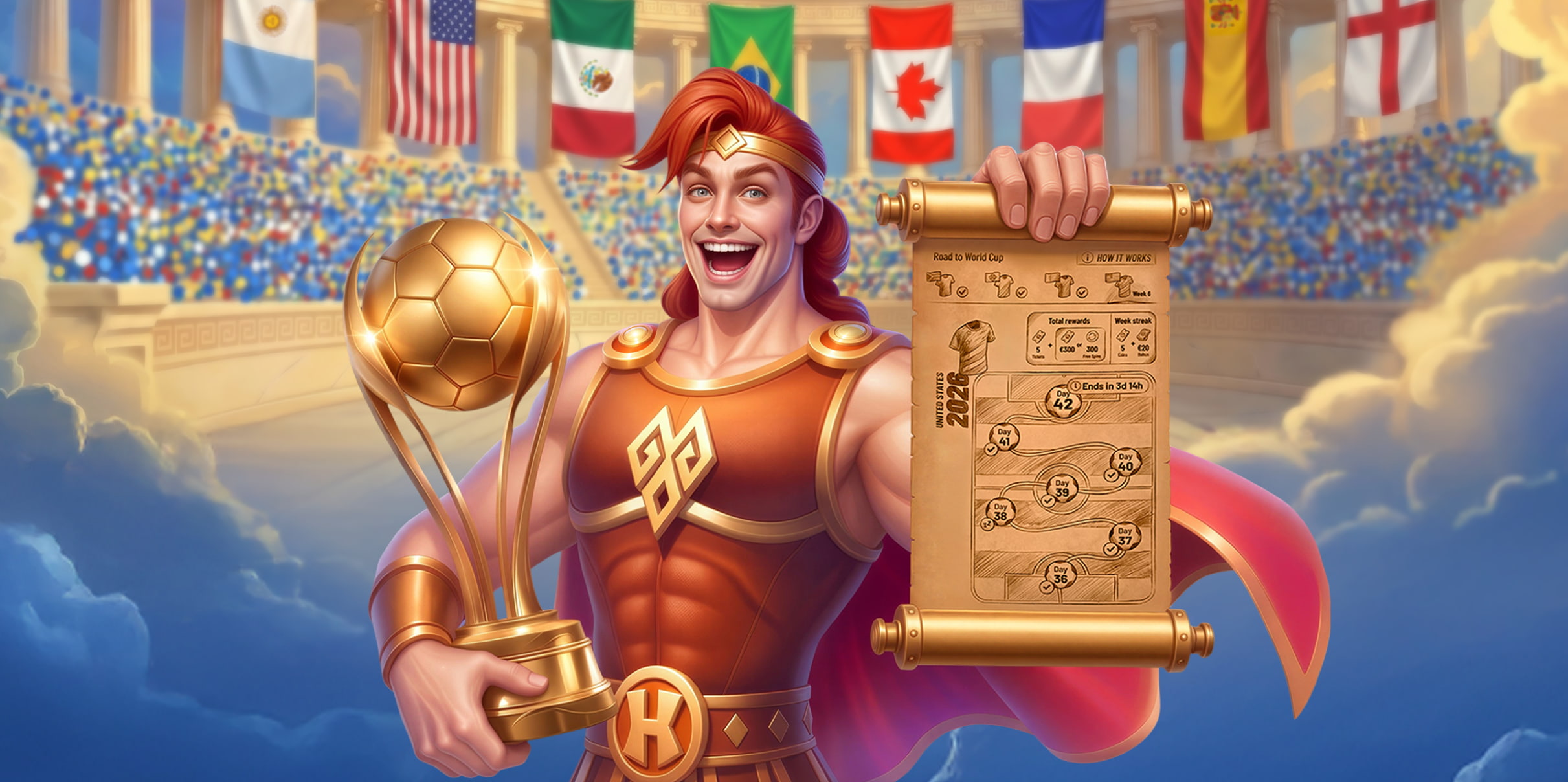 MISSÃO CAMPEONATO DO MUNDO <br>Prémio total de 900.000€ em jogo